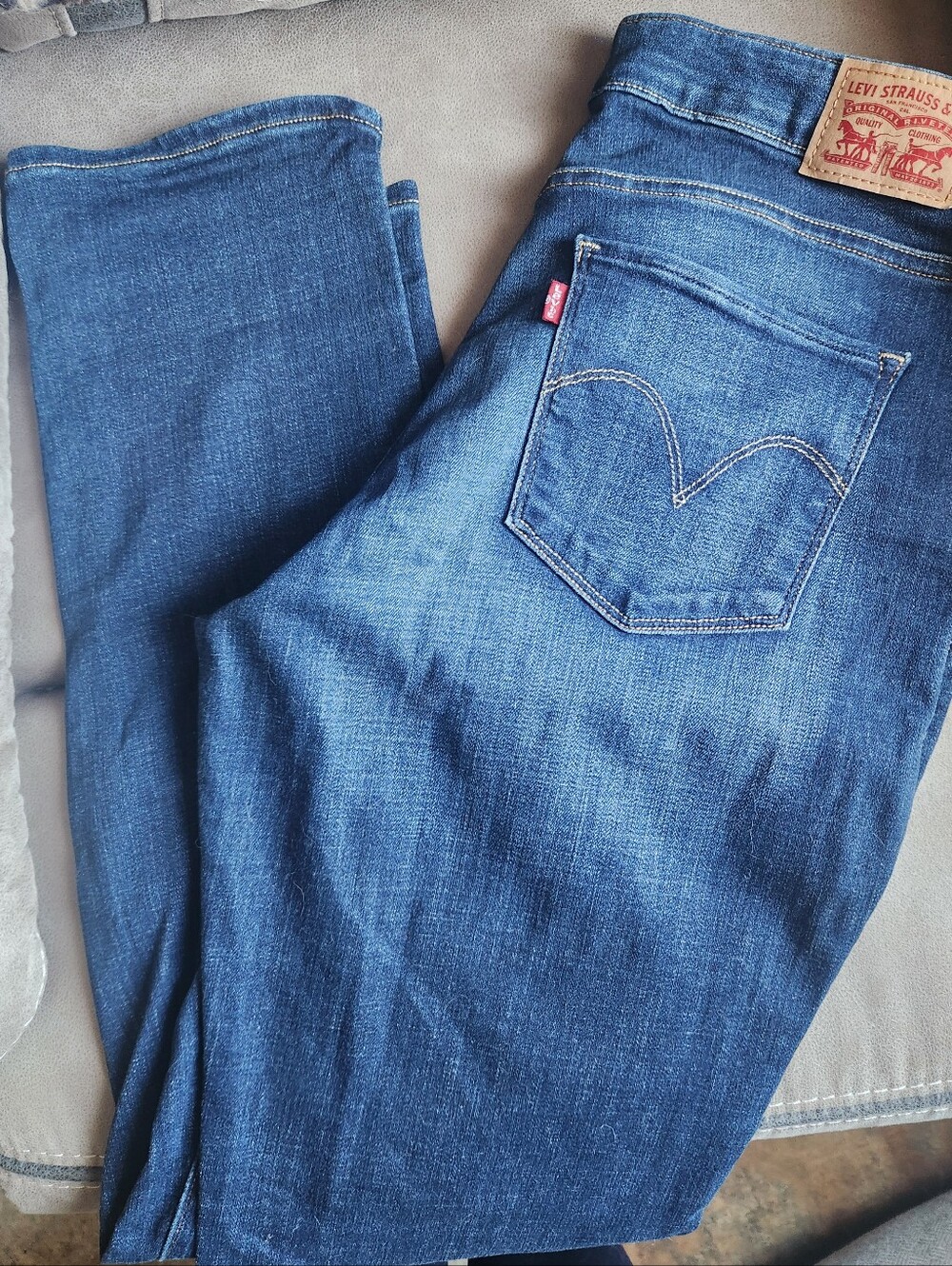 Mid Rise Skinny Blue Women’s Jeans